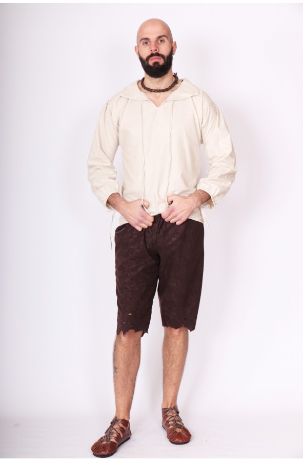 Traje medieval con pantalón pirata y...