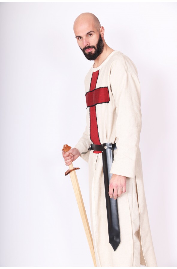 Funda de espada medieval con cinturón