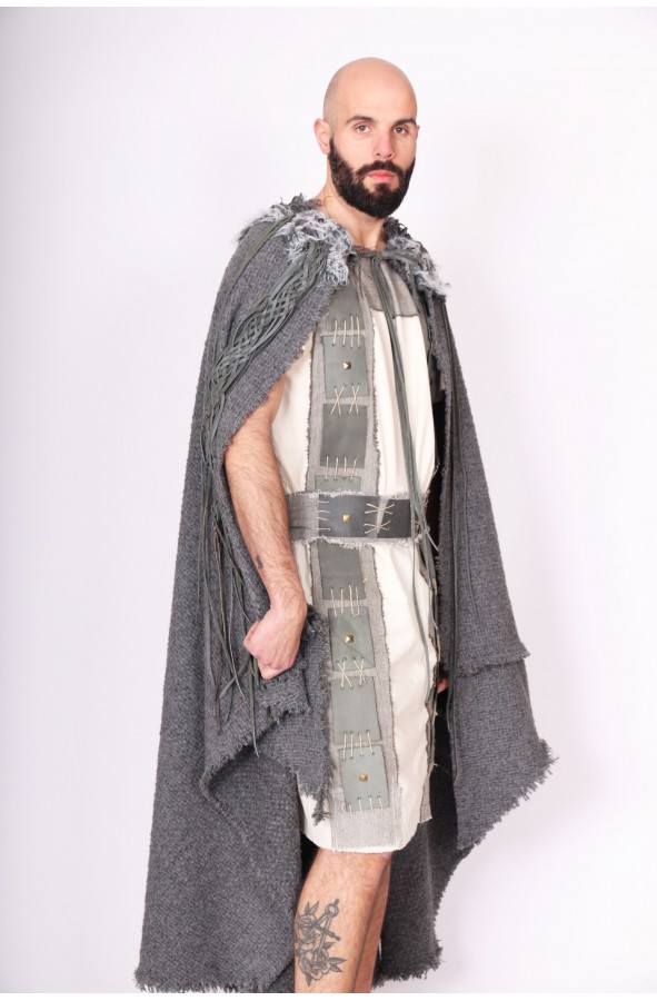 Grey Medieval cloak