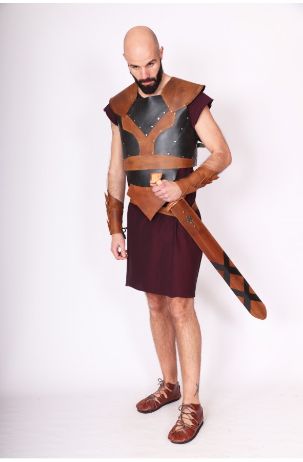 Armadura medieval de cuero