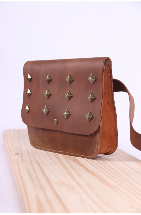 viking-celtic handmade leather bag