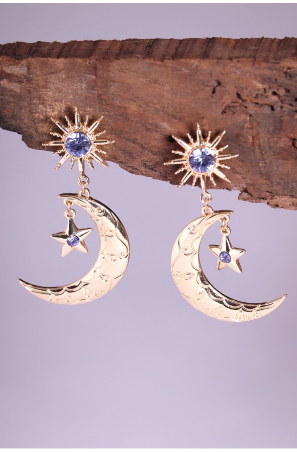 Pendientes romanos eres mi Luna