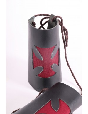 Medieval leather bracers...