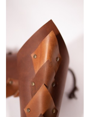 Medieval leather bracers...