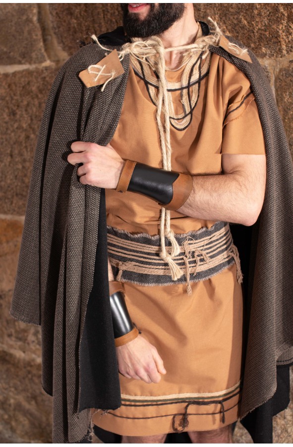Celtic or Viking asymmetrical cloak