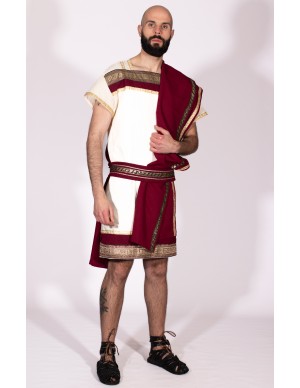 Traje romano corto de...