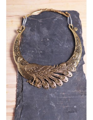 Collar medieval dorado de...