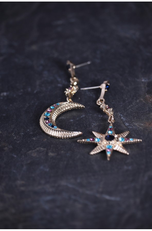 Medieval Earrings You are my Moon and...