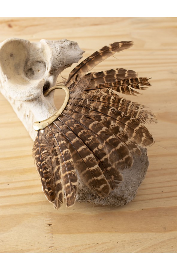 Ear cuff plumas o pendiente de pluma...