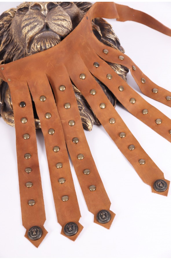 Roman military belt with skirt,...