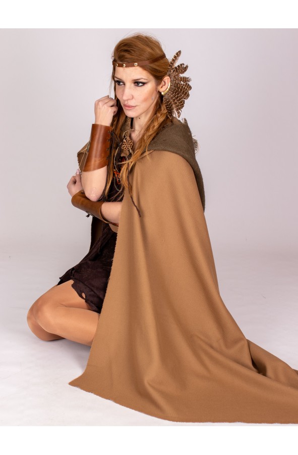 Celtic or Viking cloak with sackcloth...