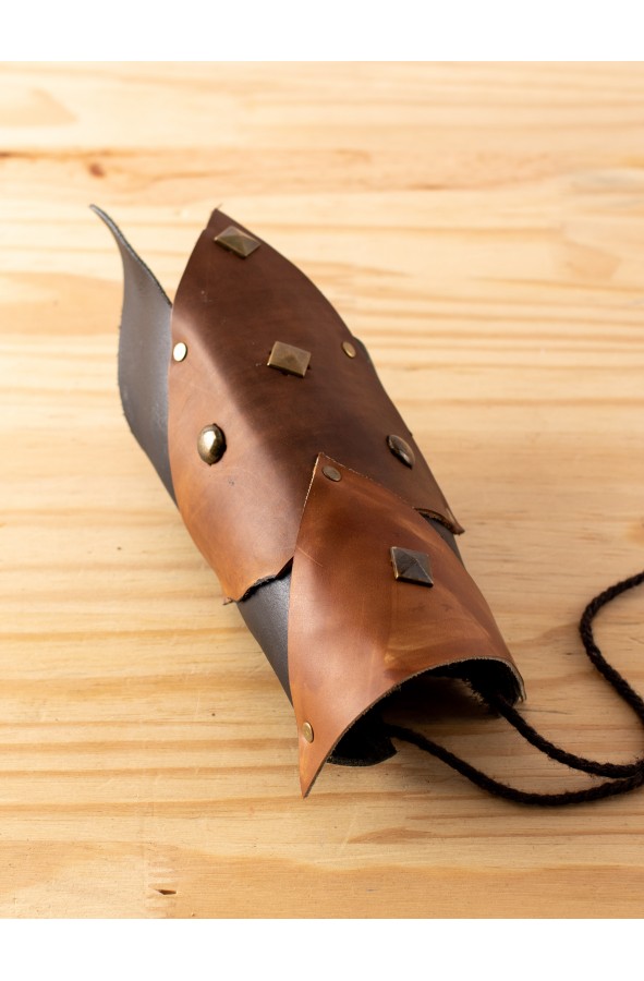Handmade medieval leather armband or...