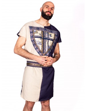 Traje medieval del Caballero Azul primigenio
