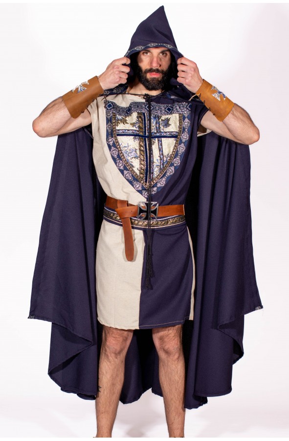 Medieval blue cloak for a knight...