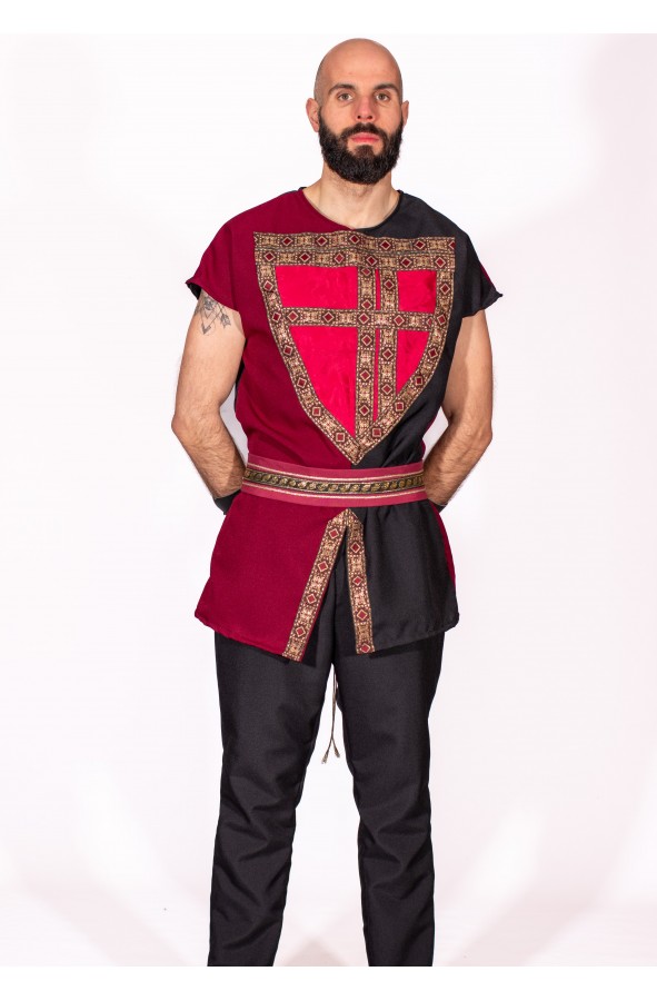 Traje medieval de hombre guerrero...