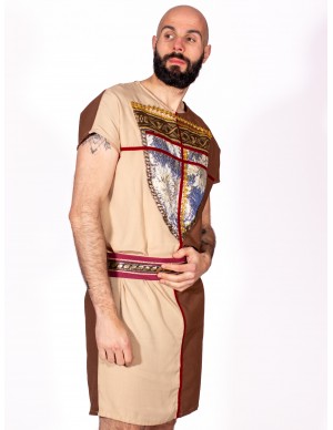 Traje medieval hombre de manga corta guerrero medieval Sebastián