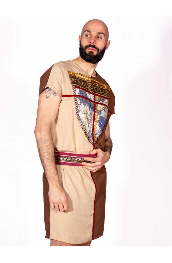 Medieval man costume with short...