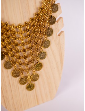 Collar Romano de monedas...