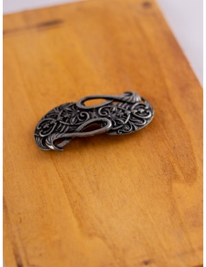 Broche Metálico Alargado para trajes Medievales, Celtas y Romanos