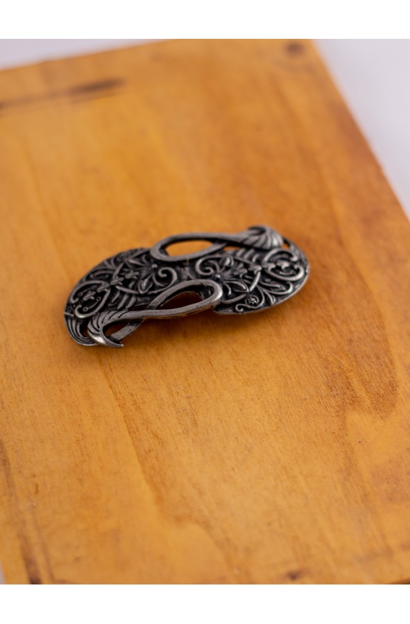Long Metallic Brooch for Medieval,...