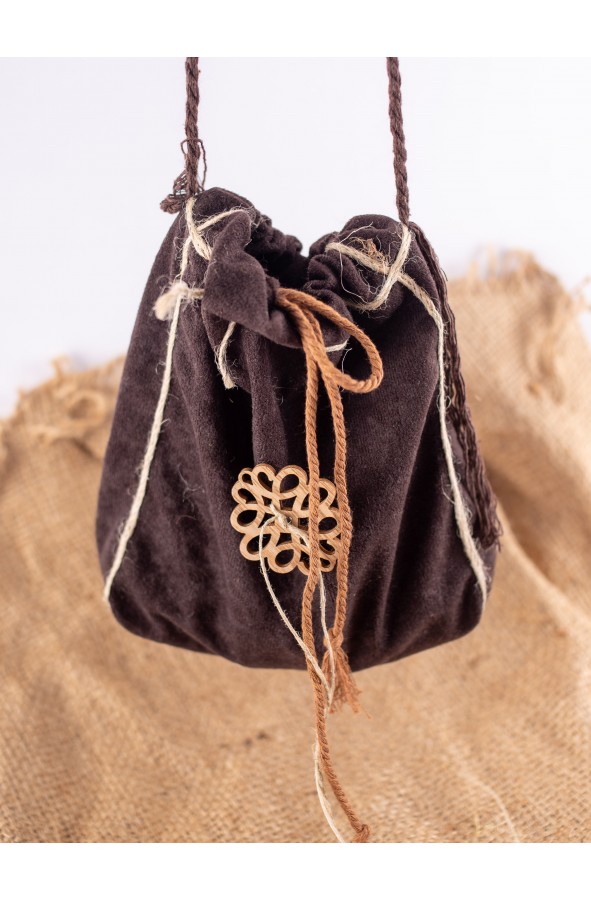 Bolso Celta de Marrón con adorno de...