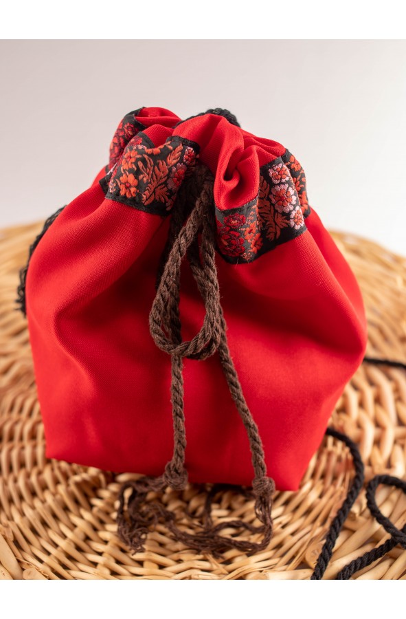 Red Roman Bag for Women: Medieval...