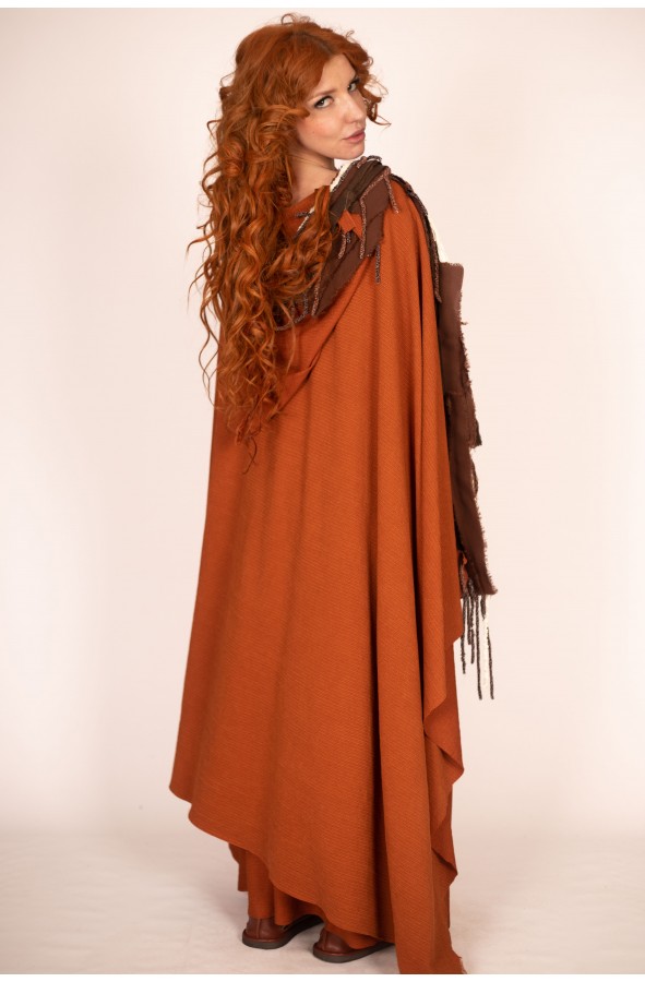 Capa Medieval Deshilachada para Mujer...