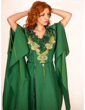 Vestido Medieval de Flores...