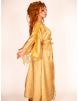 Golden Roman Dress:...