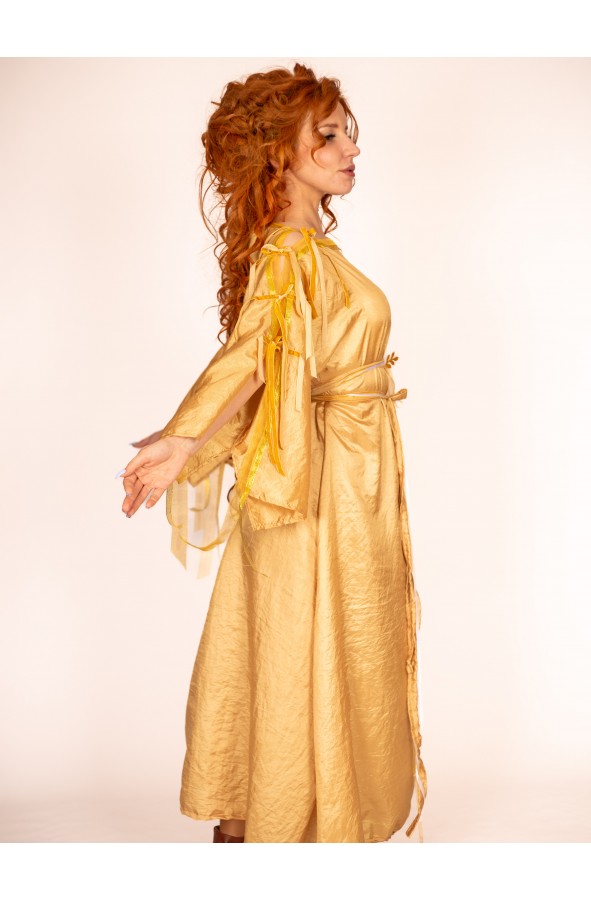 Vestido Romano Dorado: Frescura y...