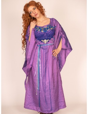 Vestido Medieval Floral...