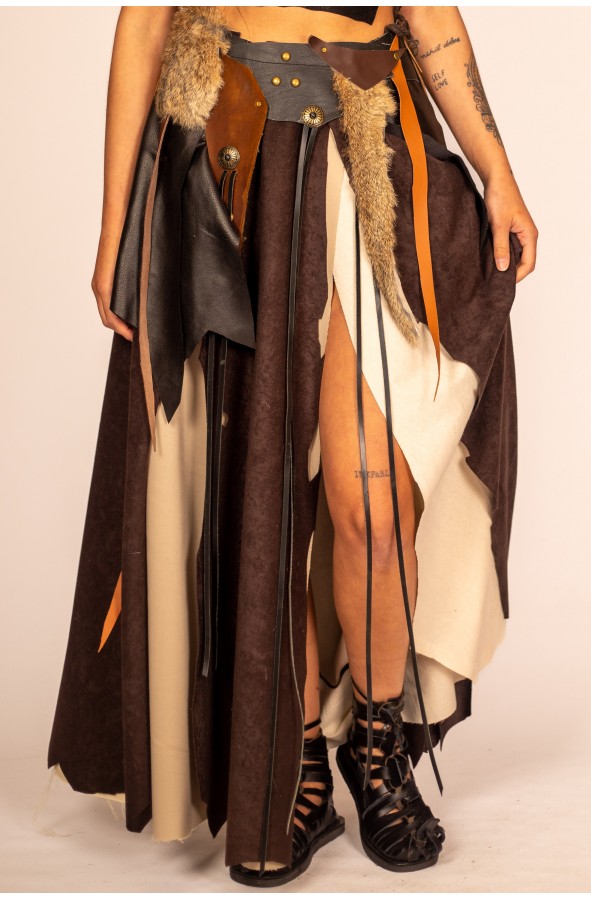 Celtic and Viking Long Skirt with...