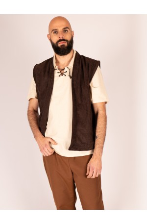 Chaleco Medieval en Ante Vegano – Versatilidad y Autenticidad
