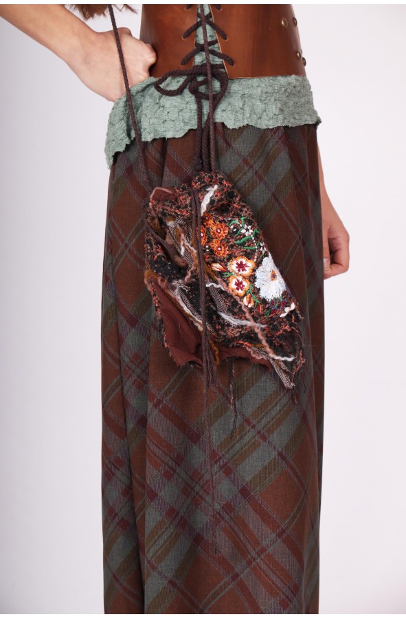 Medieval plaid skirt