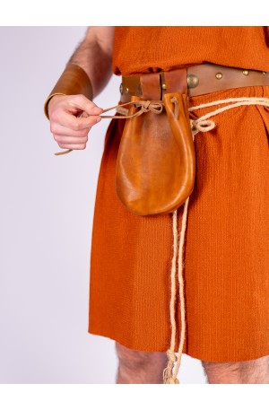 Roman Leather Pouch with...