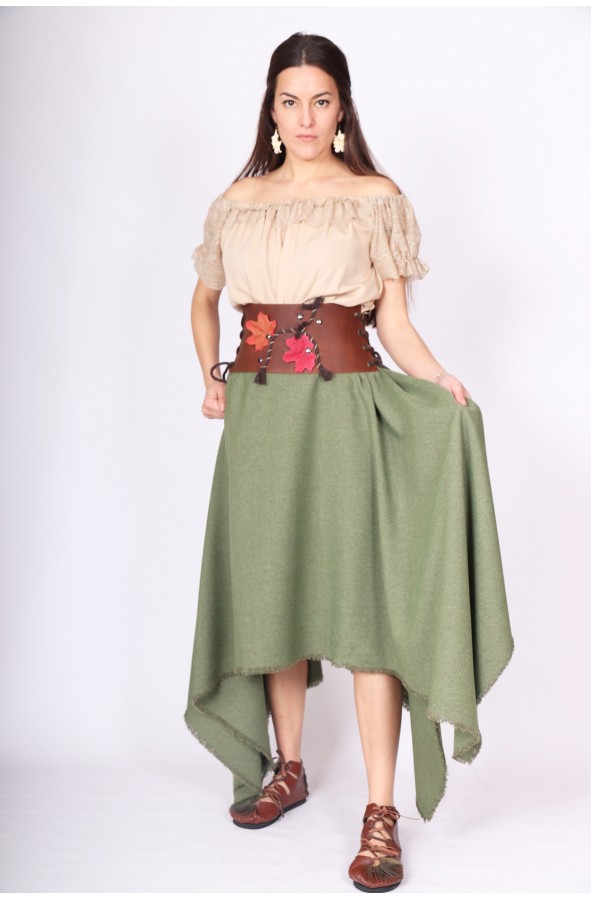 Blusa medieval beige