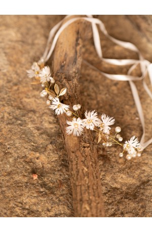 Medieval white floral...