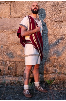 Men's Roman costume white...