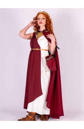 Capa romana granate con...
