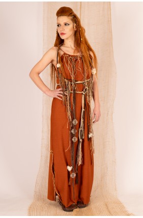 Vestido vikingo celta mujer...
