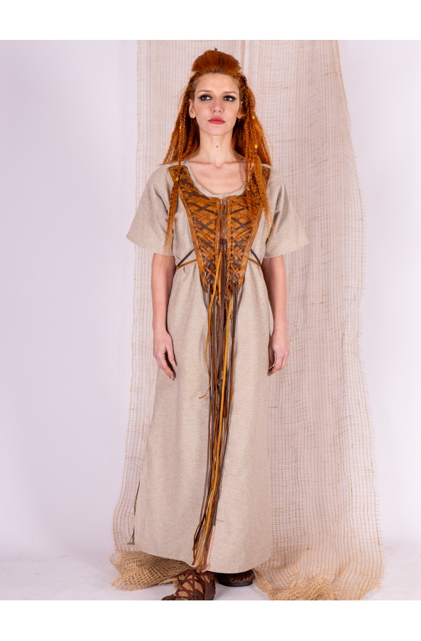 Rustic Celtic Viking Dress with...