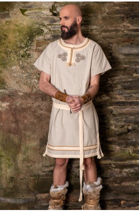 Cream Celtic Tunic with...