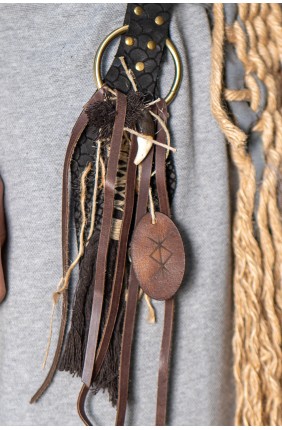 Irregular Belt Amulet with...