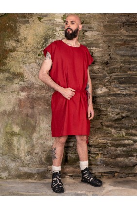 Garnet Linen Roman Tunic...